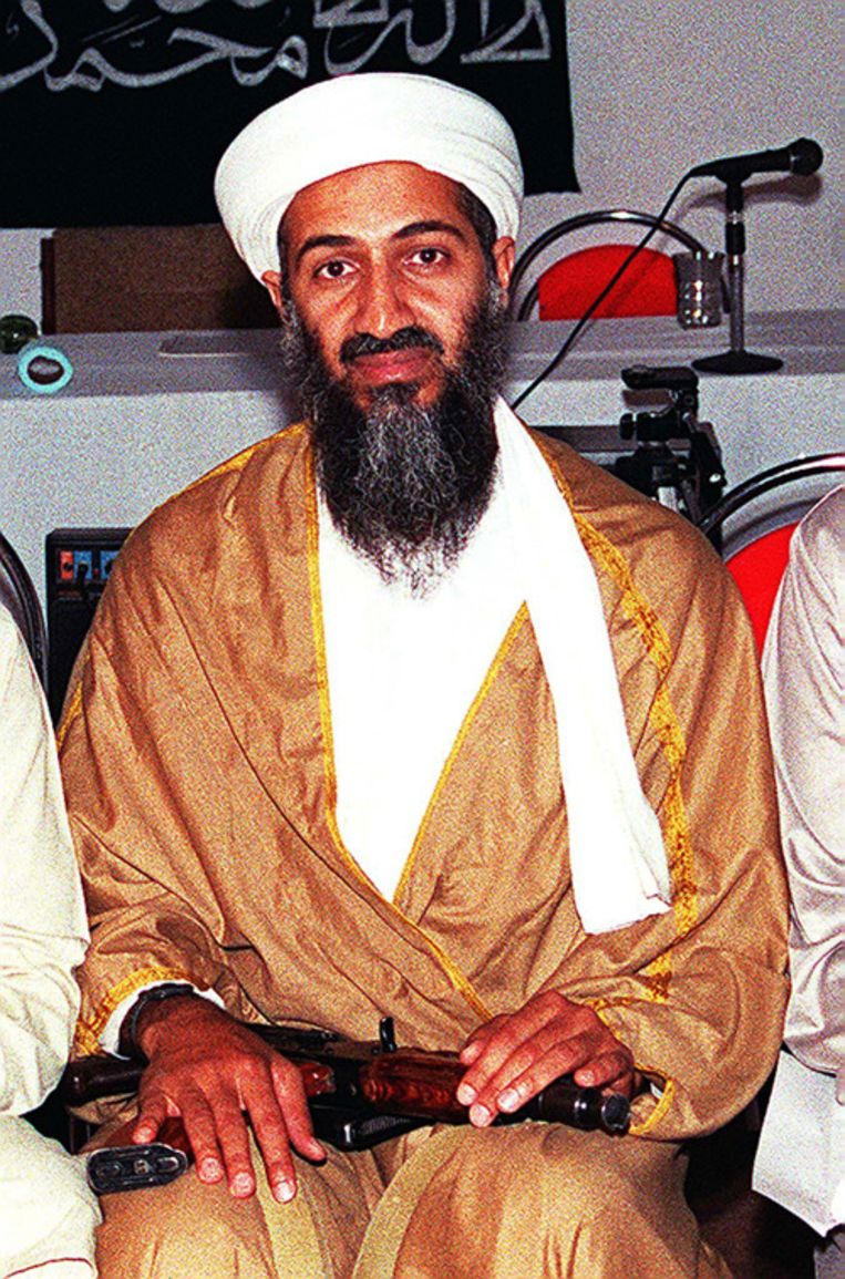 Archieffoto (1998) van Osama Bin Laden. © AFP Beeld 