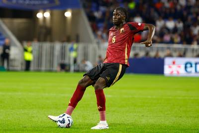 Amadou Onana déclare forfait pour les matchs des Diables contre l'Italie et la France