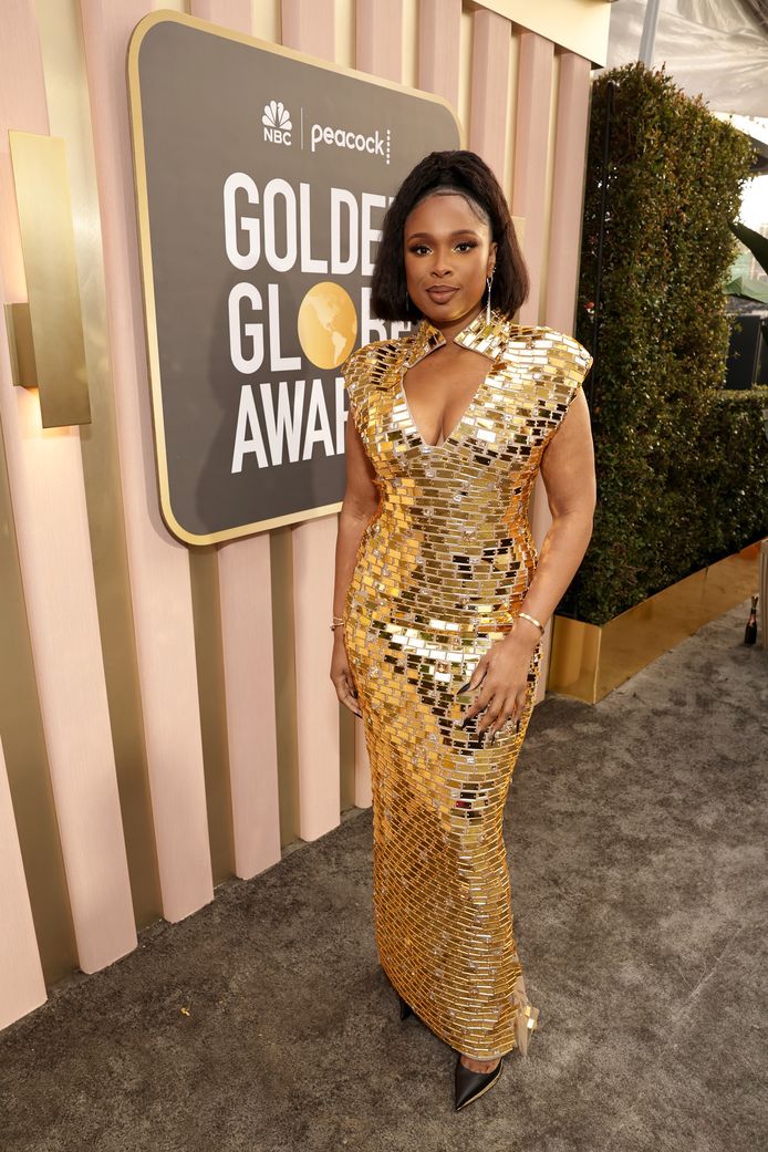 Jennifer Hudson at the Golden Globes.