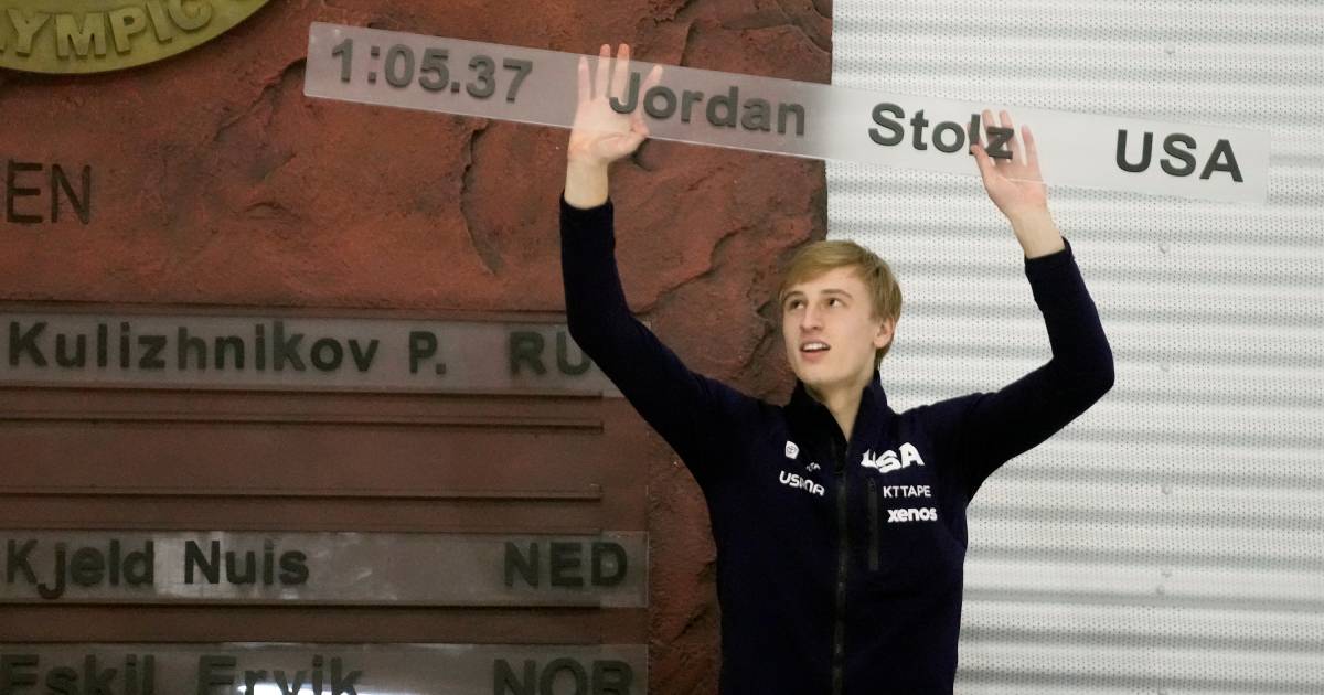 Jordan Stolz smashes world record at 1000 meters in Salt Lake City |  To skate