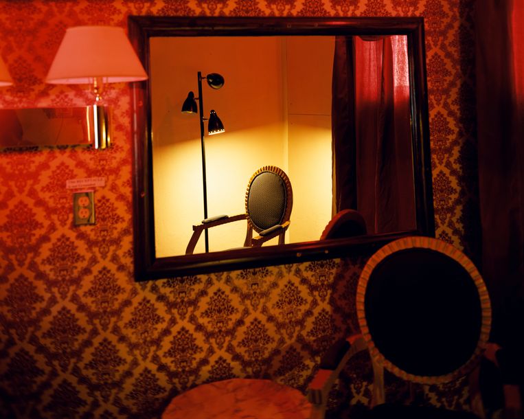 Negotiation room, Villa Joy, Winnemucca.  Beeld Marc McAndrews