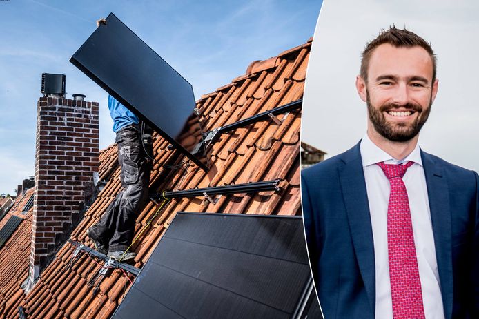 In heel Vlaanderen liggen er vandaag bijna een miljoen zonnepaneelinstallaties. Rechts: professor hernieuwbare energie Michaël Daenen (UHasselt en onderzoekscentrum EnergyVille), die toelicht waarom we in sneltempo zonnepanelen installeren.