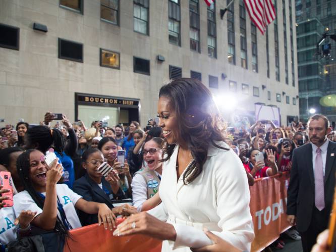 Hoe Michelle Obama als een popster het keurslijf van het Witte Huis afschudt