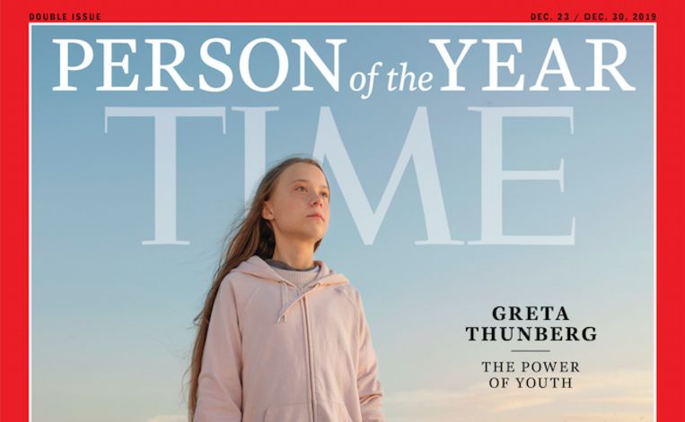 Greta Thunberg was Person of the Year 2019. Beeld ANP