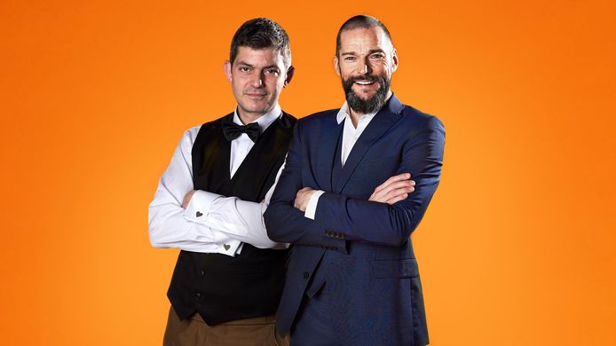 Merlin Griffiths (links) en Fred Sirieix (rechts) in ‘First Dates’