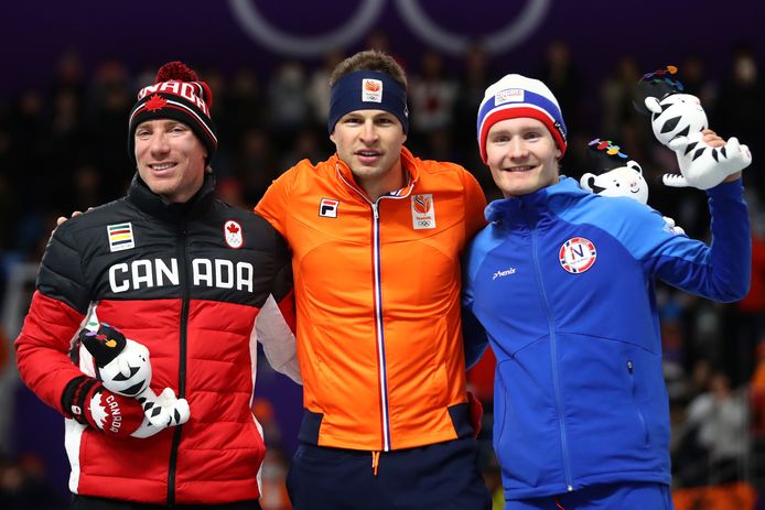 Kramer op het podium.
