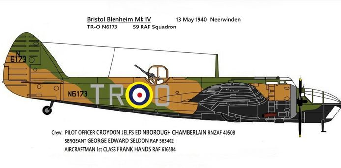 De stad Landen herdenkt de crash van de Bristol Blenheim N6173 van de RAF.