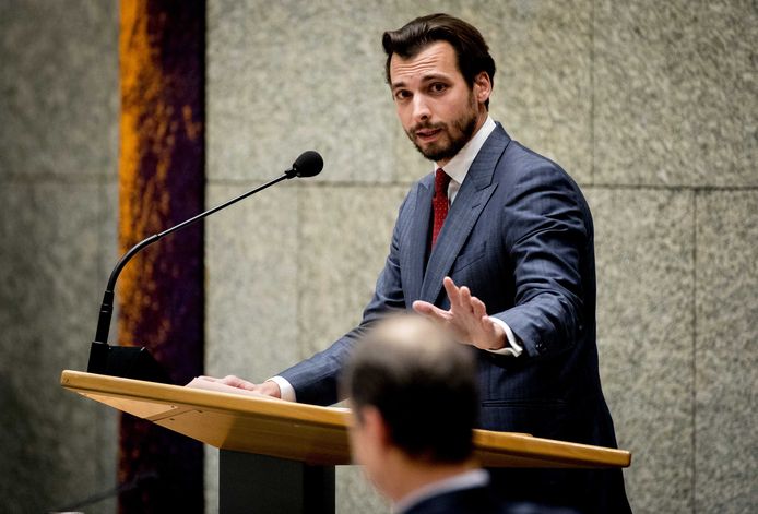 Thierry Baudet (FvD) in de Tweede Kamer.