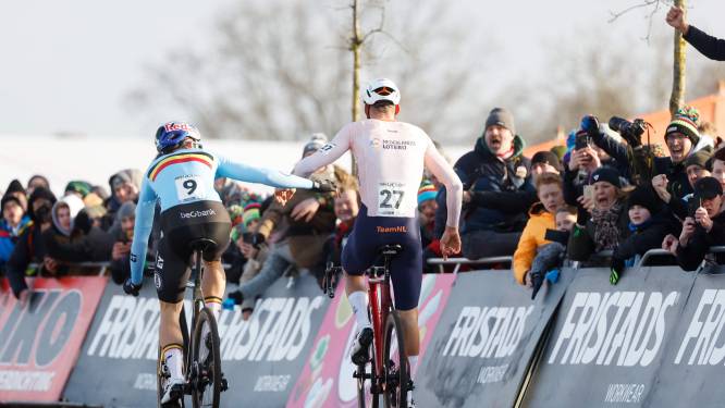 Hét beeld van de respectvolle rivaliteit tussen Van Aert en Van der Poel: "Na onze carrière zullen we trots zijn op deze duels”