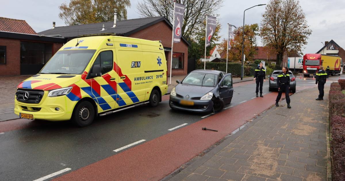 Gewonde bij botsing tussen twee auto’s in Sprang-Capelle.