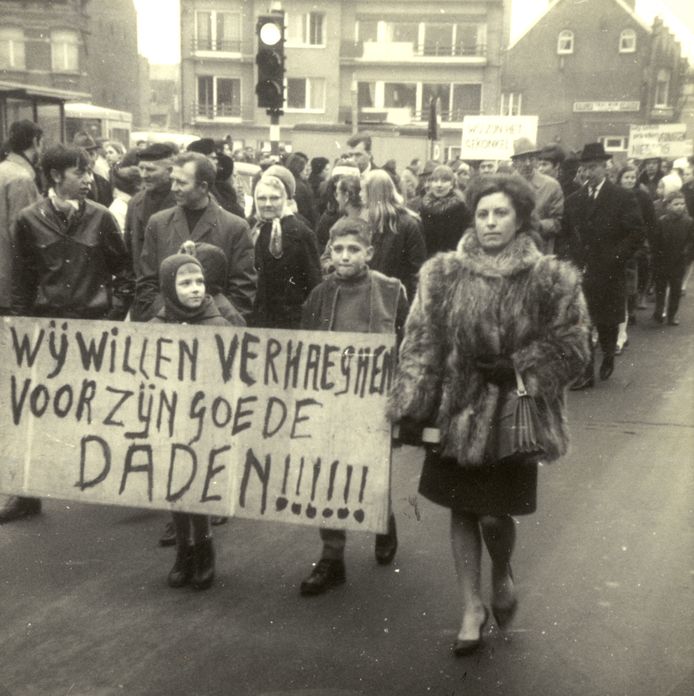 De strijd om pastoor Gilbert Verghaeghen bracht een massa volk op de baan tijdens betogingen.