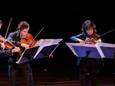 Het Zemtsov Viola Quartet met links Mikhail Zemtsov.