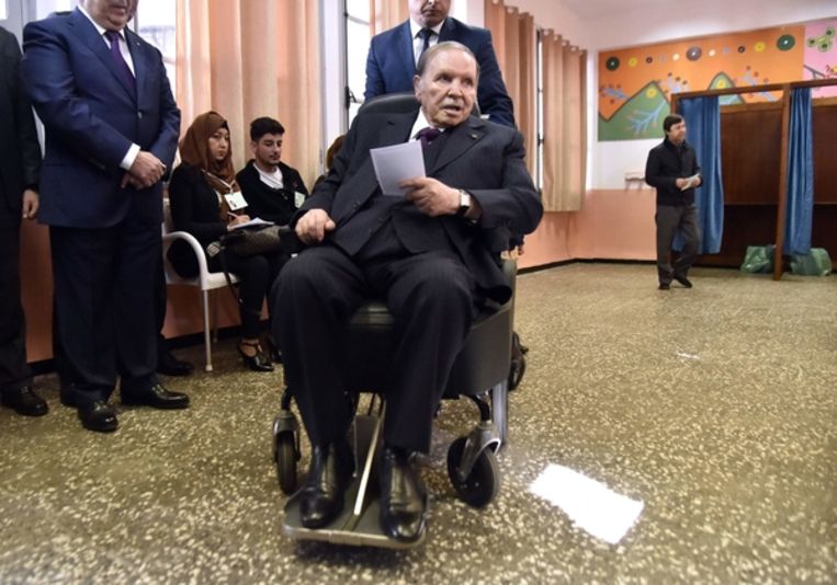 President Abdelaziz Bouteflika Beeld AFP