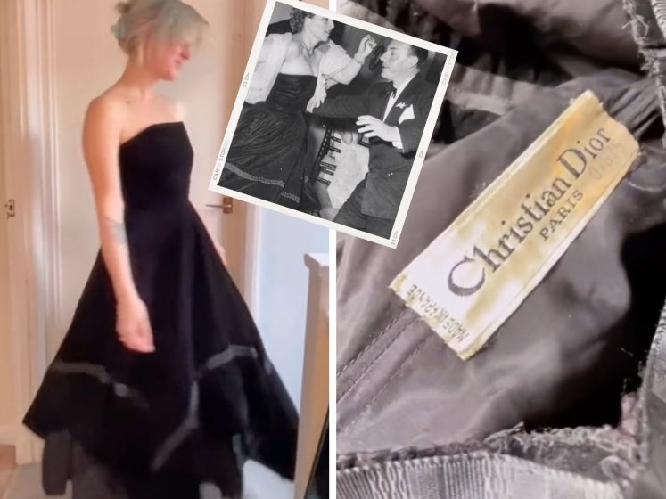 Une tiktokeuse trouve une robe Dior d'une valeur de 40.000 euros dans son grenier
