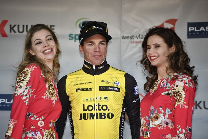 Groenewegen op het podium.