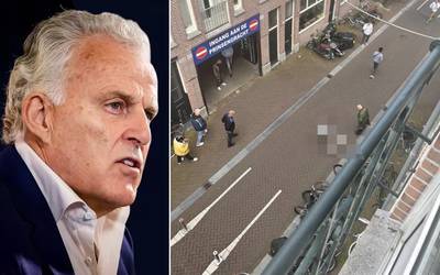 Misdaadjournalist Peter R. de Vries neergeschoten in centrum Amsterdam en zwaargewond afgevoerd