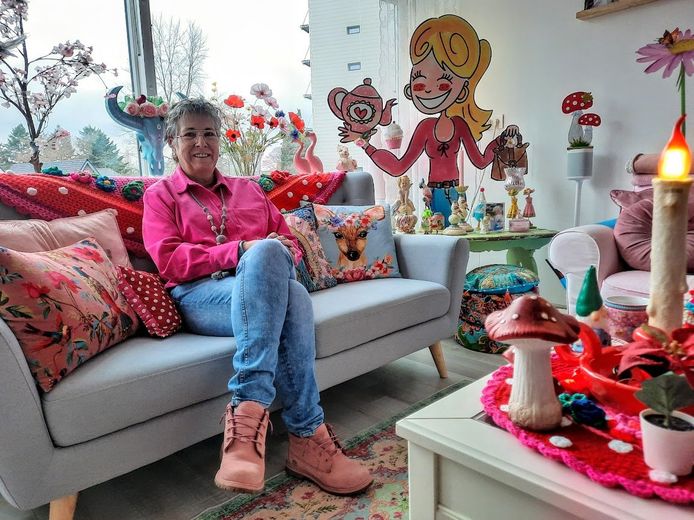 Sandra Kaufmann houdt van roze en van de zomer.