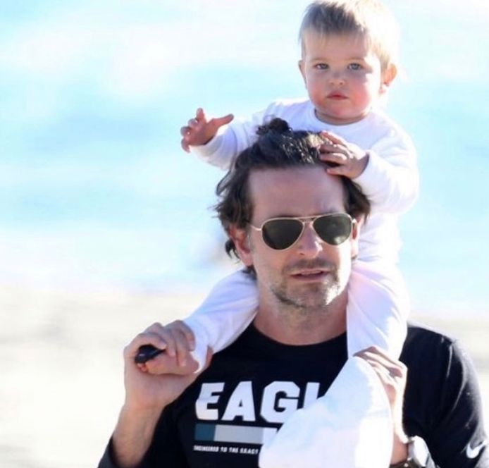 Bradley Cooper en dochter Lea.