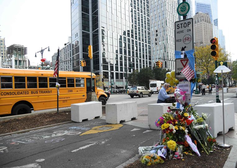 De plek in New York waar het allemaal gebeurde. Beeld AFP