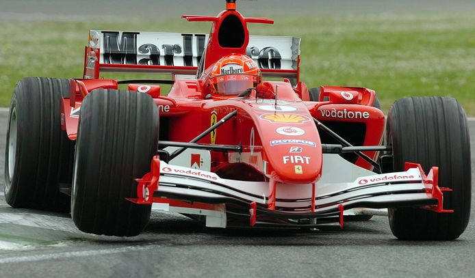 Michael Schumacher won in 2006 de laatste wedstrijd op Imola.