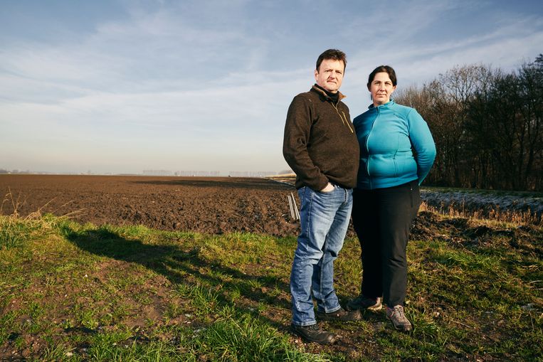 Duurzame landbouwers Pieter Van Poucke en Annelies Marchand hadden wat graag een perceel landbouwgrond van het Gentse OCMW gekocht. Ze kregen daar de kans niet toe.  Beeld Joris Casaer