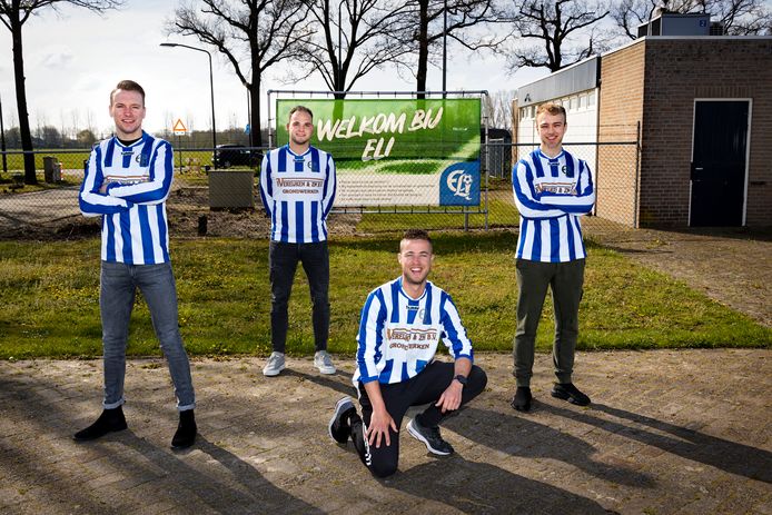 Archiefbeeld: Lars teuben, Danny de Koning, Jaccy van den Enden en Coen Brouwers van ELI