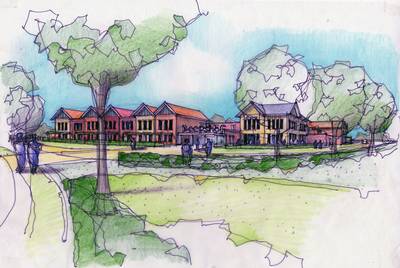 Initiatiefnemer nieuw verpleeghuis in Diepenheim in gesprek met omwonenden