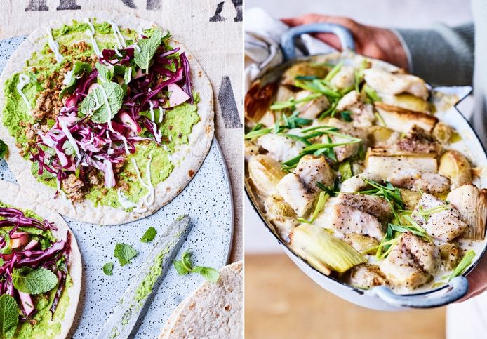 Nooit meer de vraag 'wat eten we vandaag' dankzij het HLN Eten-weekmenu!