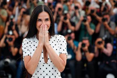 Gewaagde horrorfilm met Demi Moore zorgt voor shock in Cannes: mensen verlaten lijkbleek de zaal