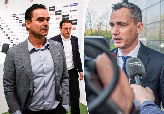 Links: Marc Overmars.
Rechts: Lorin Parys.