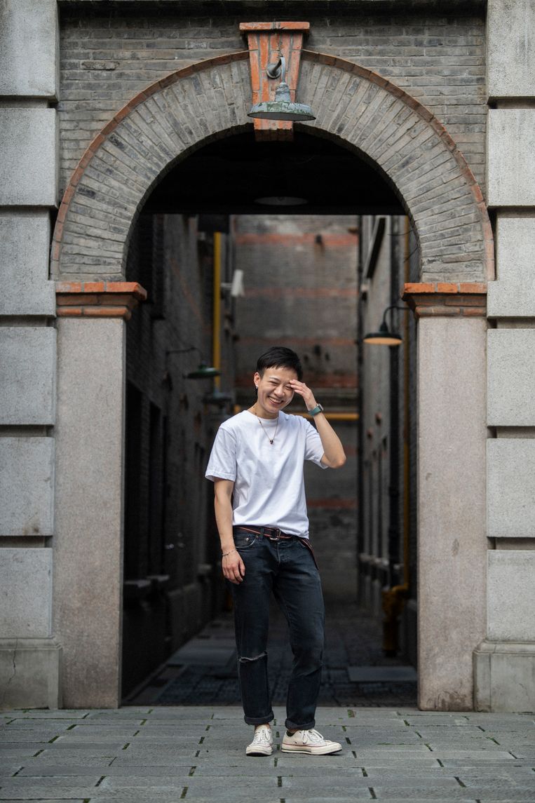 Li Butian in Shanghai: ‘Amerika is geweldig, maar het is mijn thuis niet.’  Beeld Matjaz Tancic
