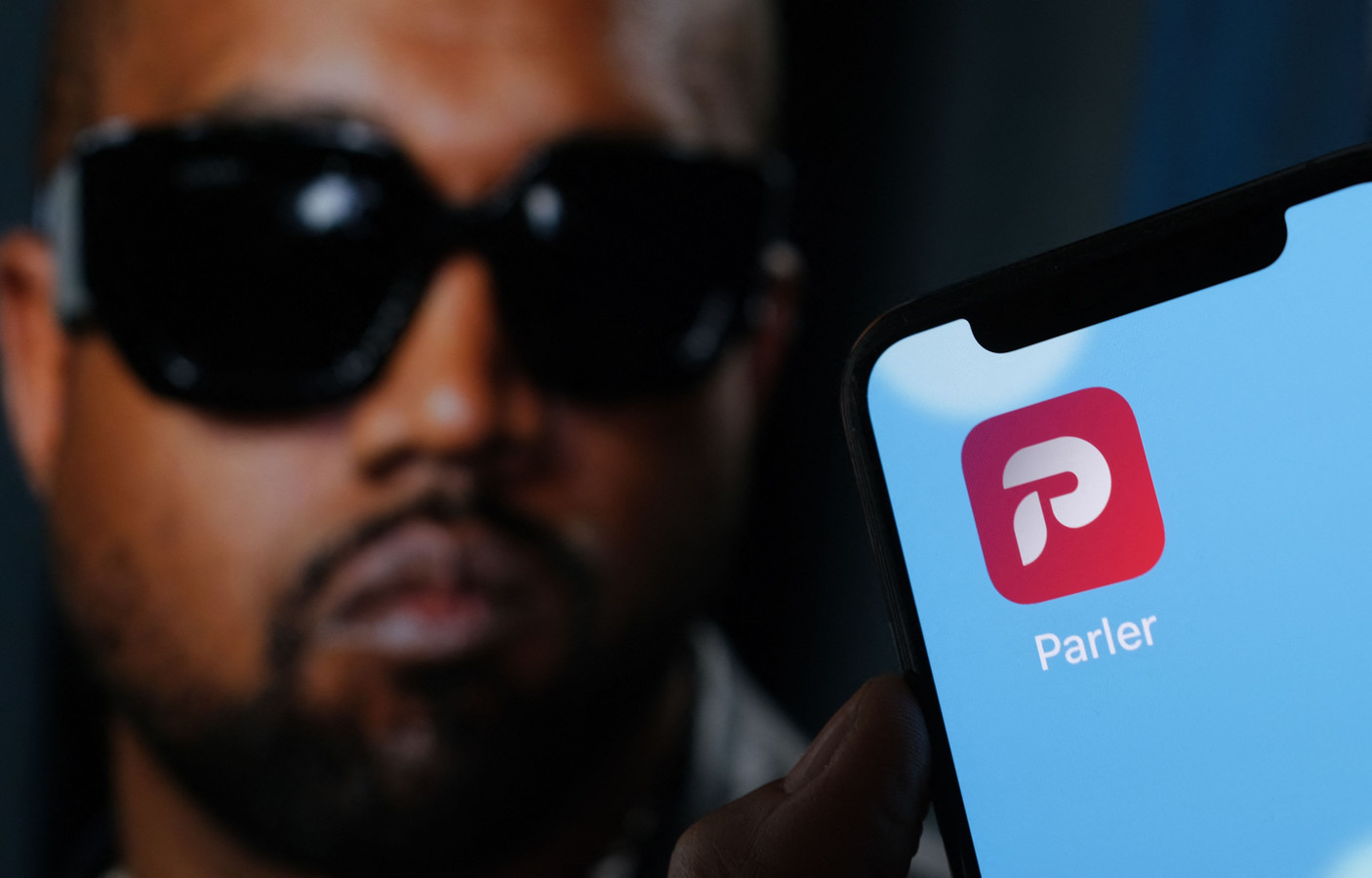 Kanye 'Ye' West sloot in oktober nog een principeovereenkomst met de eigenaar van Parler.