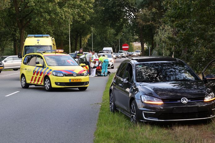 De plek van het ongeluk.