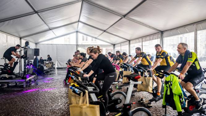 Tweede spinningmarathon van Ladies Circle weer succes: vier goede doelen krijgen elk cheque van 1.000 euro