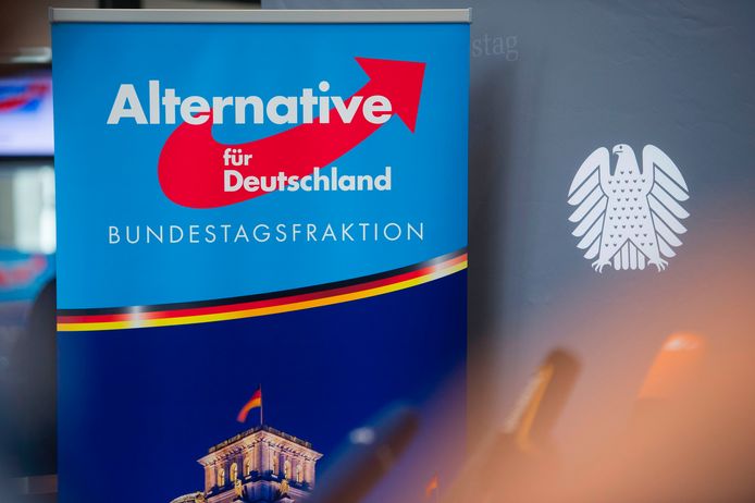 Het logo van de islamofobe partij Alternative für Deutschland