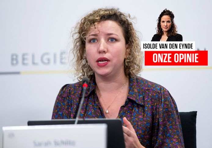 Ex-staatssecretaris van Gelijke Kansen Sarah Schlitz (Ecolo).