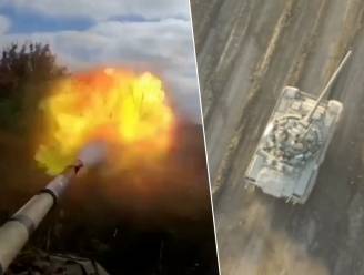 Russische tank onder vuur: beelden tonen gevecht door de ogen van Oekraïense soldaten
