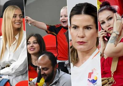 La fille de De Bruyne avec le drapeau belge, l'épouse de Roberto Martinez en maillot blanc: des visages familiers dans les tribunes pour les Diables