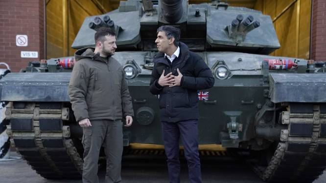 Na Duitse ook Britse tanks aangekomen in Oekraïne
