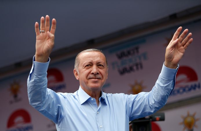De Turkse president, Recep Tayyip Erdogan.