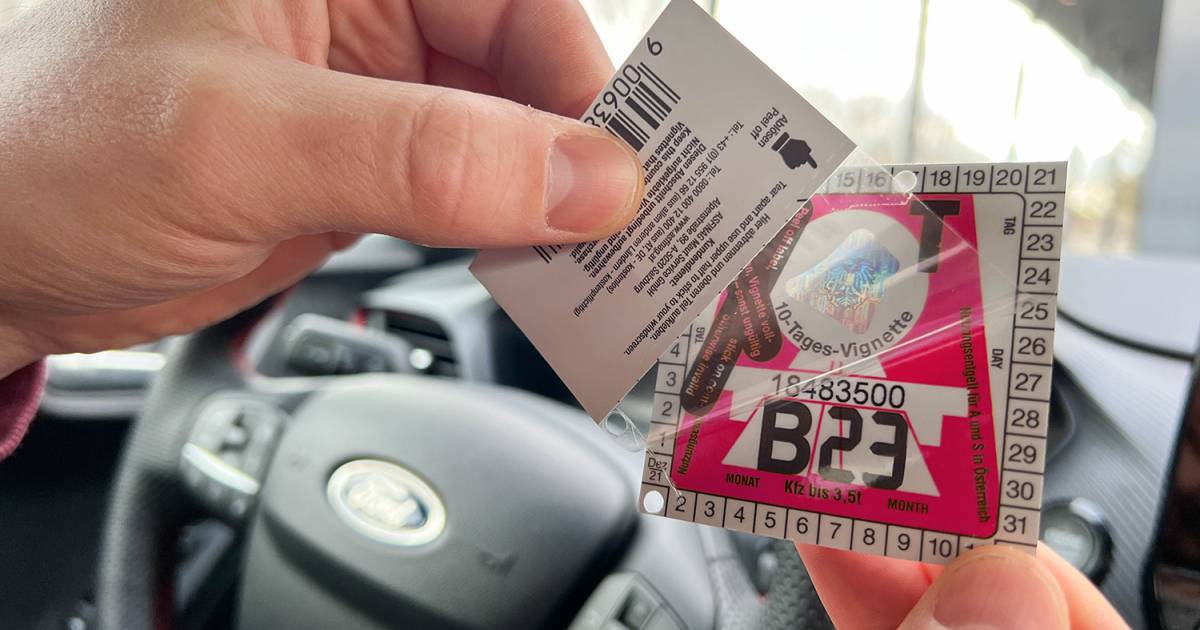 Er den østerrikske vignetten feil blokkert?  Dette kan resultere i en bot på minst 125 euro |  Min guide