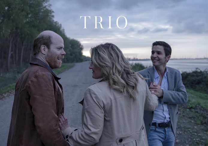 Matteo Simoni, Bruno Vanden Broecke en Ruth Beeckmans in ‘Trio’.