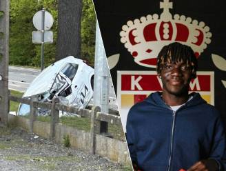 RWDM-speler Frederic  Soelle Soelle (18) ontsnapt aan dood bij ongeval in Boortmeerbeek: “Werd onwel achter het stuur”