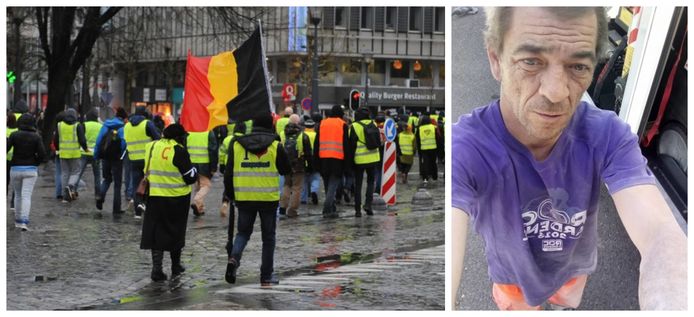 Zo'n kleine 300 mensen stapten zaterdag mee in mars in Luik ter herdenking van slachtoffer Roger Borlez (foto rechts).