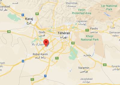 Forte explosion près de Téhéran: un mort et d'importants dégâts