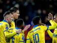 Michiel Kramer viert de 1-0 met zijn teamgenoten.