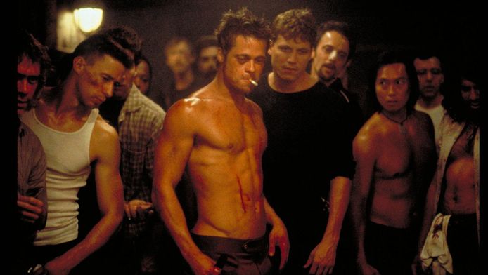Het gevecht van de Nieuw-Zeelandse gangsters doet denken aan de film 'Fight Club' met Brad Pitt.