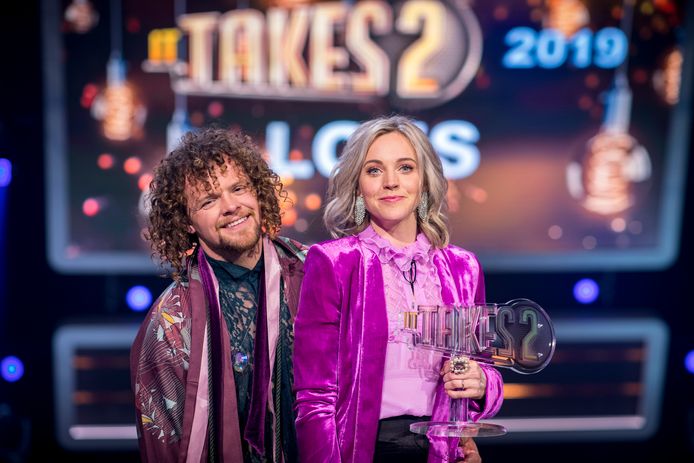 Loes Haverkort met coach Marcel Veenendaal