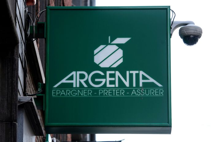 Het logo van Argenta.