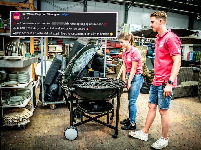 Sanne en Bram van Tuinwereld zetten barbecuedief online ‘We hebben